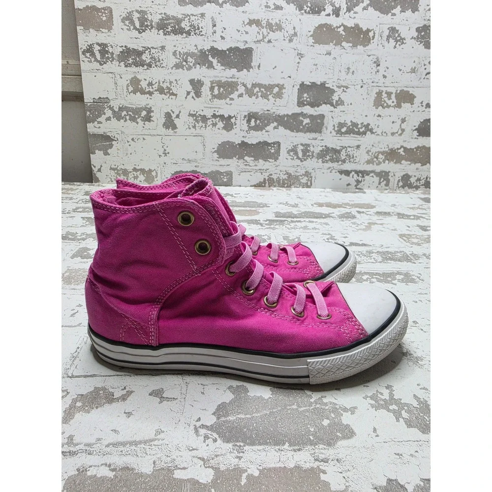 Converse Chuck Taylor All Star Pink High Top Sneakers Junior 5 643850F